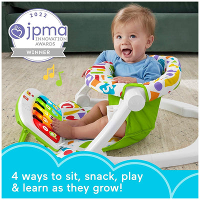 Fisher-Price Deluxe Sit Me Up Baby Activity Play Seat w/Piano Learning Toy(Used) - VMInnovations