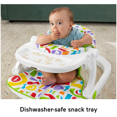 Fisher-Price Deluxe Sit Me Up Baby Activity Play Seat w/Piano Learning Toy(Used) - VMInnovations