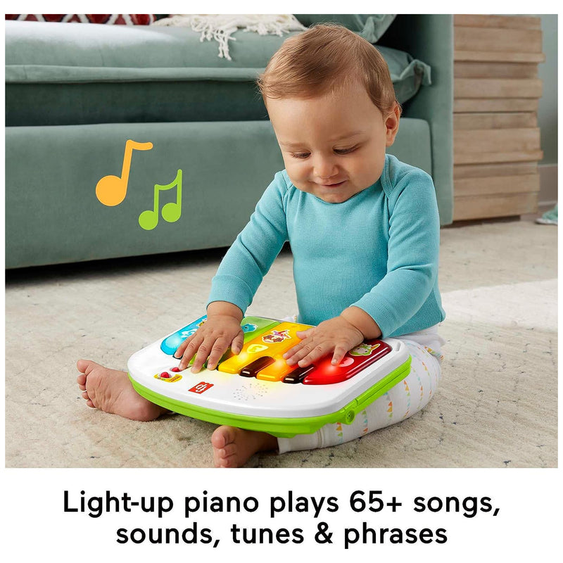 Fisher-Price Sit Me Up Baby Activity Play Seat w/Piano Learning Toy(Open Box)