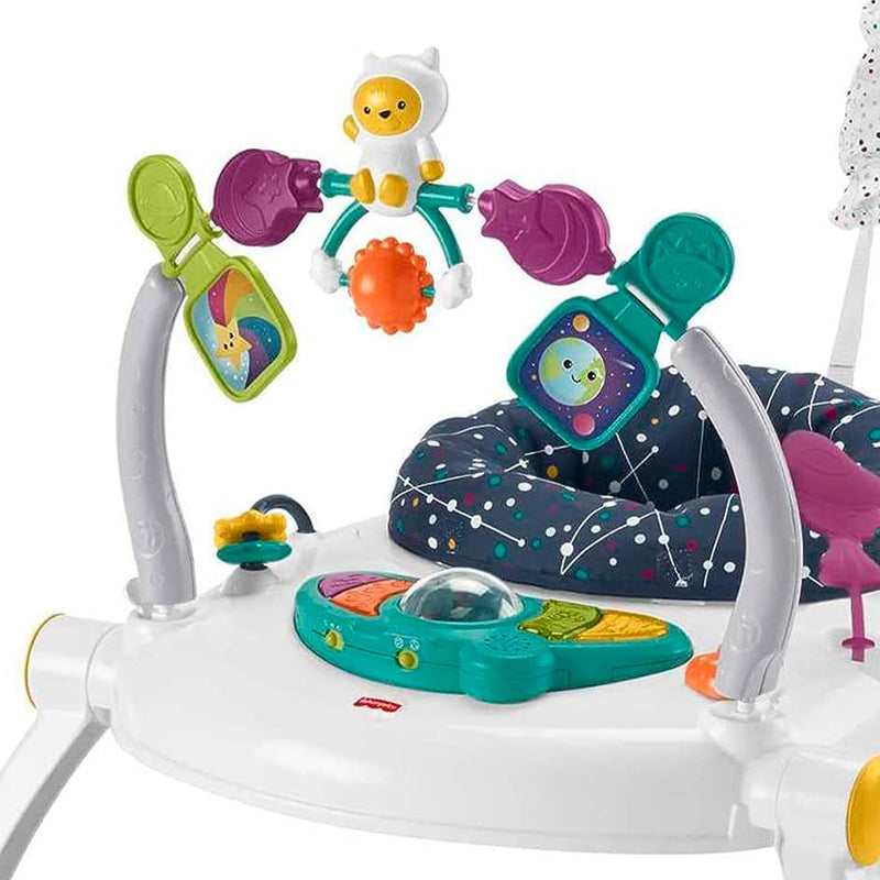 Fisher-Price AstroKitty SpaceSaver Jumperoo Baby Activity Center w/Light & Music