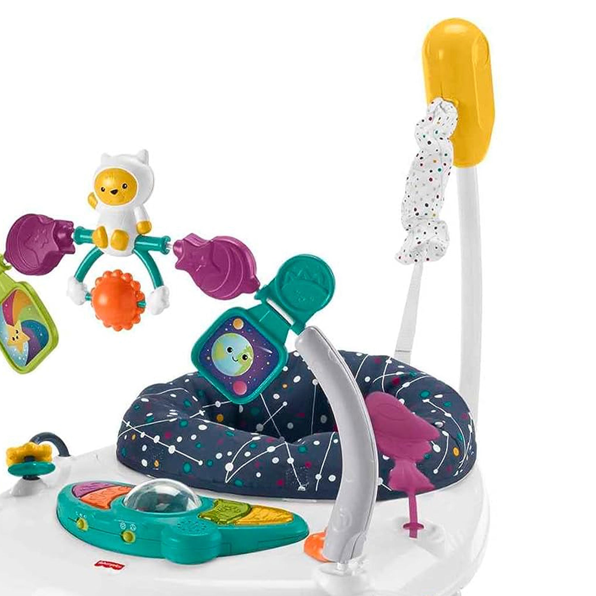 Fisher-Price AstroKitty Jumperoo Baby Activity Center w/Light & Music (Open Box) - VMInnovations
