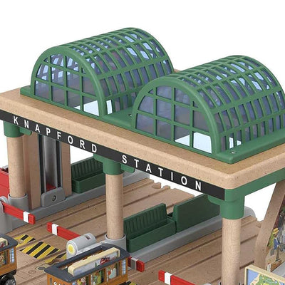 Thomas & Friends Toy Strain Set, Station Wood Railway Passenger Pickup(Open Box) - VMInnovations