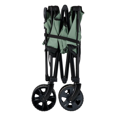 Woods Collapsible Garden Utility Wagon Cart, Up to 225 Lbs, Sea Spray (Used)