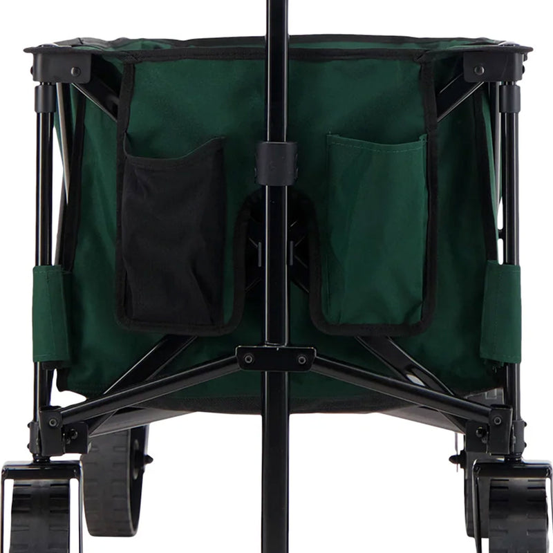 Woods Collapsible Garden Utility Wagon Cart, Supports Up to 225lbs,Green (Used)