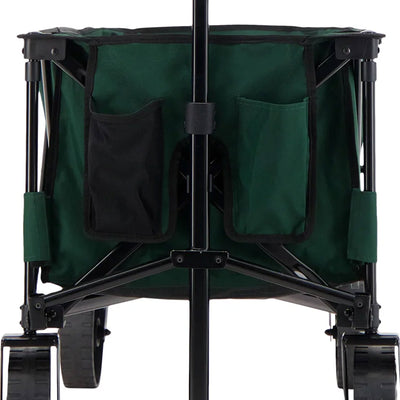 Camco Woods Collapsible Utility Wagon Cart, Supports Up to 225lbs (Open Box) - VMInnovations