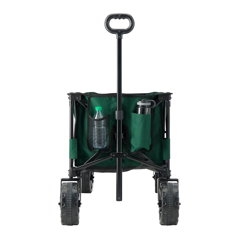 Woods Collapsible Garden Utility Wagon Cart, Supports Up to 225lbs,Green (Used)