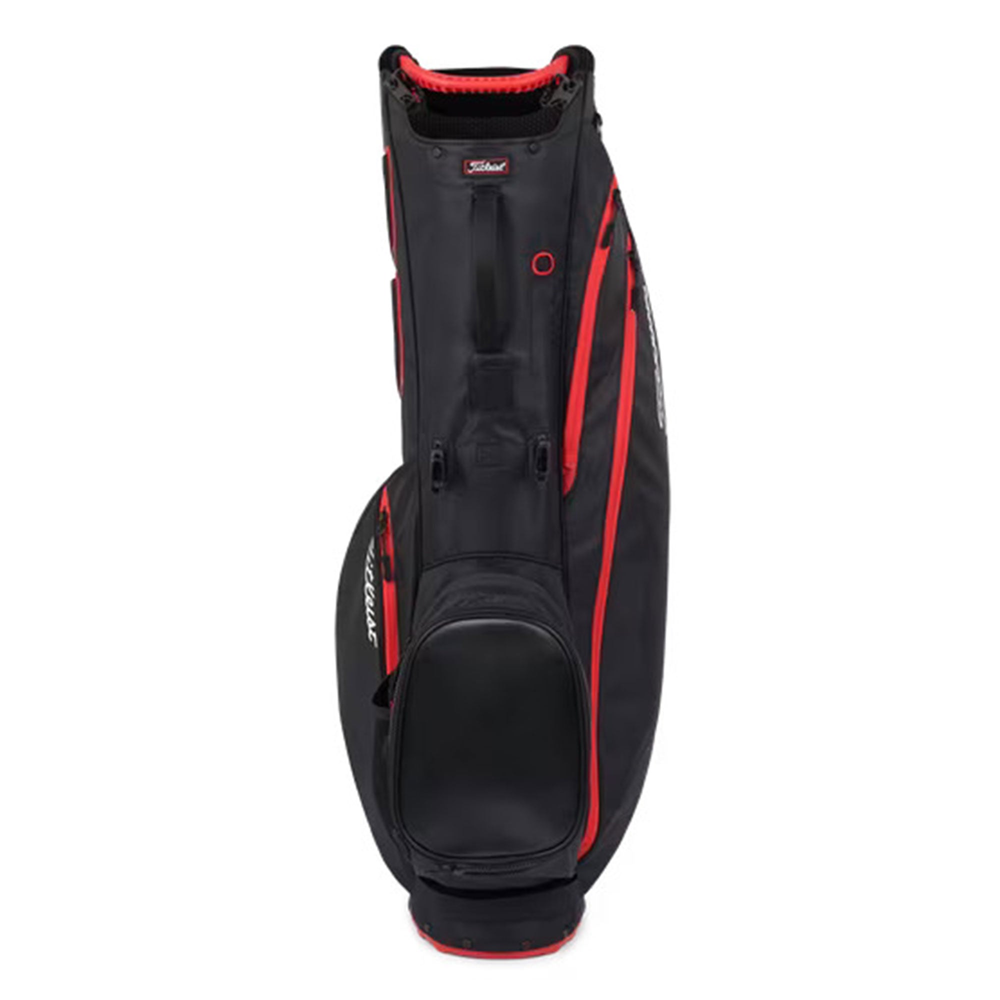 Titleist Players 4 Carbon-S Golf Bag with Stand and Strap, Black/Red (Open Box)