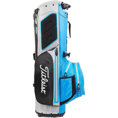 Titleist 4 StaDry Waterproof Golf Bag w/Stand & Strap, Dorado/White (Open Box)
