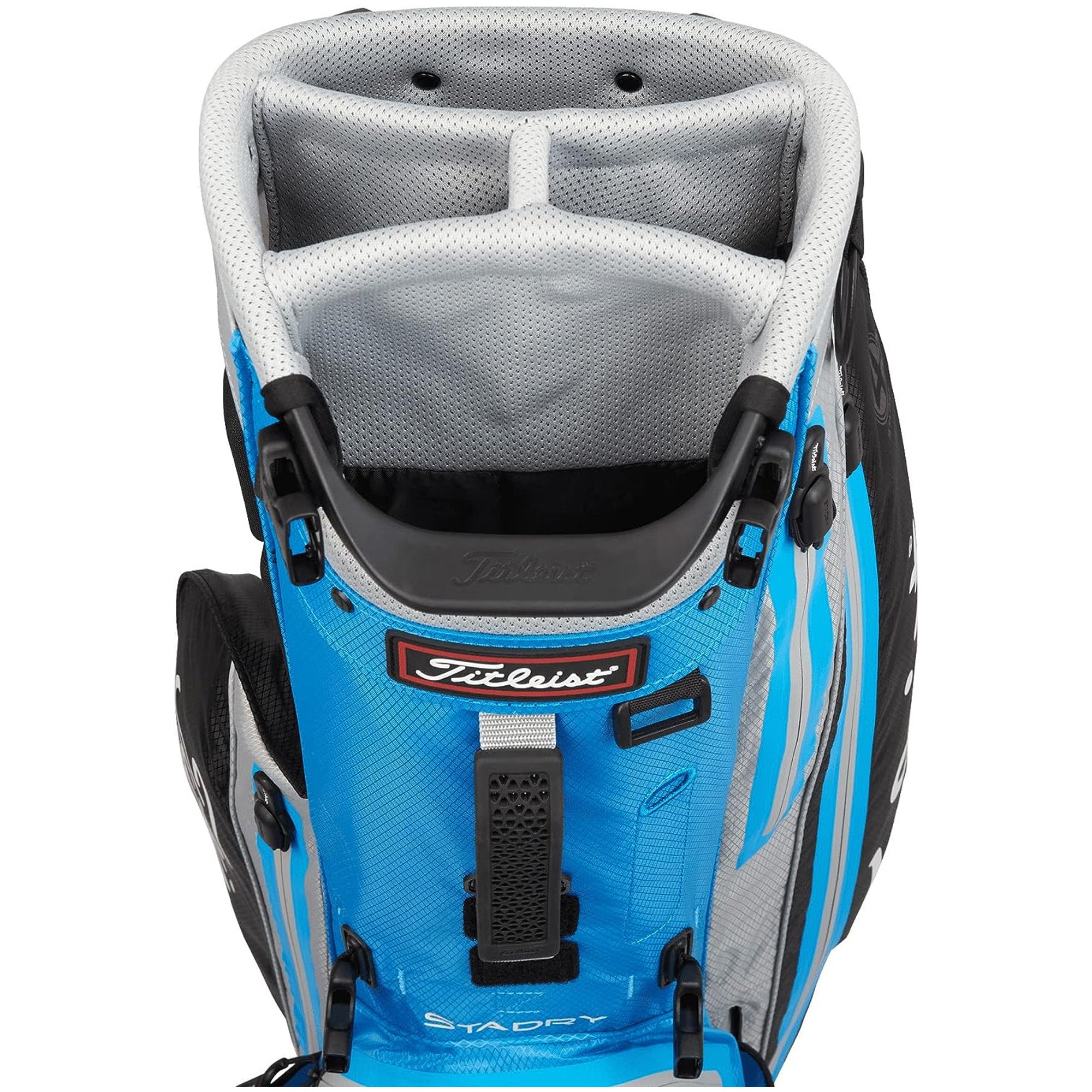 Titleist 4 StaDry Waterproof Golf Bag w/Stand & Strap, Dorado/White (Open Box)