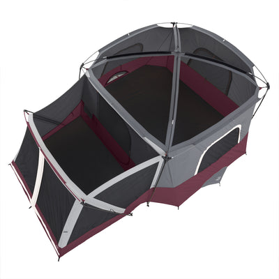 CORE 2 Pack 300 Pound Capacity Polyester Padded Arm Chair & Instant Cabin Tent - VMInnovations