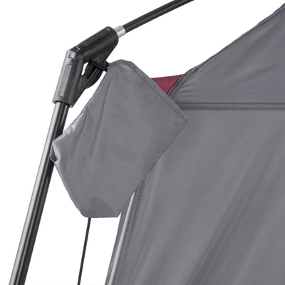 CORE Straight Wall 10 Person Cabin Tent with 2 Rooms & Rainfly, Red (6 Pack)