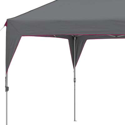 CORE Set of 2 Padded Hard Arm Chair w/Instant Outdoor Pop Up Shade Canopy Tent - VMInnovations