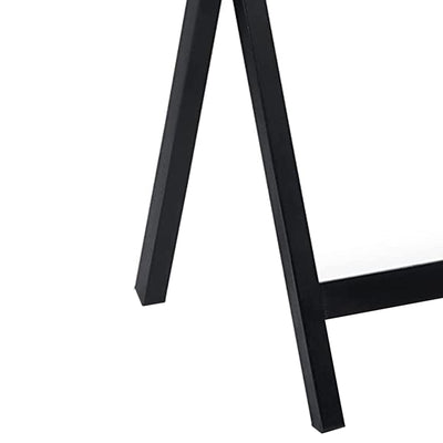 PJ Wood Portable Folding TV Snack Tray Table Desk Stand, Black (8 Piece Set) - VMInnovations