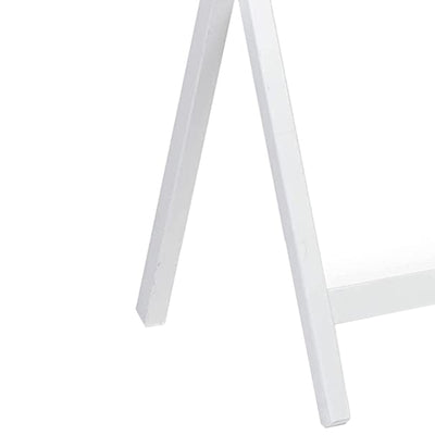 PJ Wood Portable Folding TV Snack Tray Table Desk Stand, White (4 Piece Set) - VMInnovations