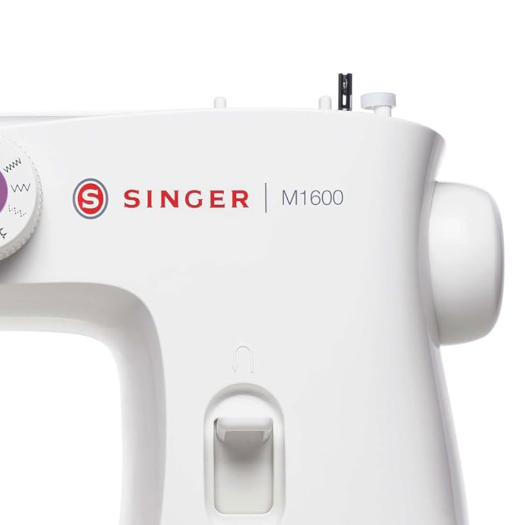 Singer Portable Sewing Machine w/LED Lighting & Accessories, White (For Parts)