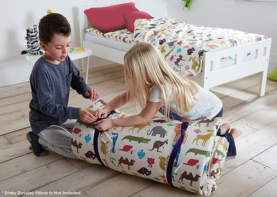 Disc-O-Bed Children's Duvalay Luxury Duvet & Topper Memory Foam Sleep Pad, Dinky - VMInnovations