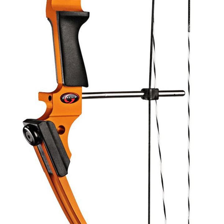 Genesis Original Archery Adjustable Right Handed Compound Bow, Orange (2 Pack)