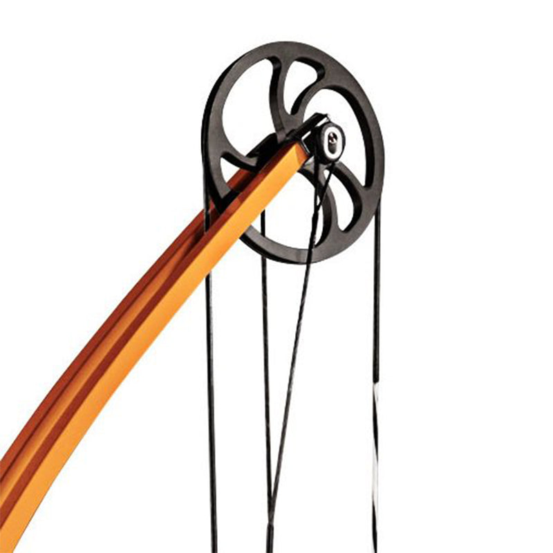 Genesis Original Archery Adjustable Right Handed Compound Bow, Orange (4 Pack)