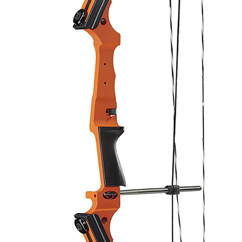 Genesis Archery Original Adjustable Left Handed Compound Bow, Orange (2 Pack)