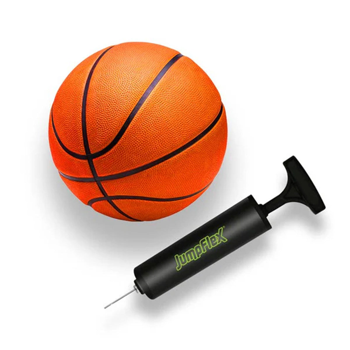 JumpFlex HERO 15' Trampoline with PROJAM Hero Basketball Hoop and Net Attachment - VMInnovations