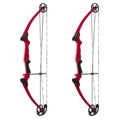 Genesis Archery Compound Bow Adjustable Sizing for Right Handed, Red (2 Pack) - VMInnovations