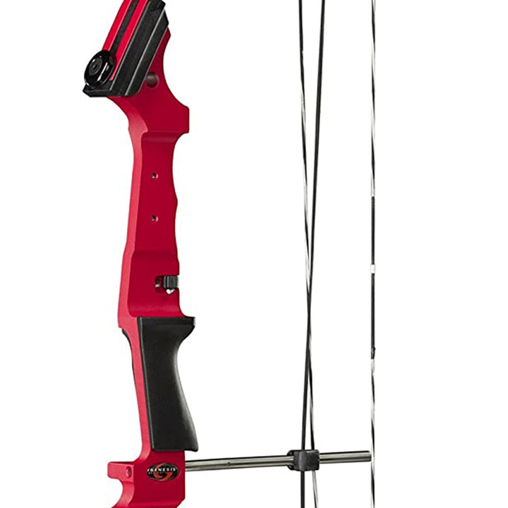 Genesis Archery Compound Bow Adjustable Sizing for Right Handed, Red (4 Pack)