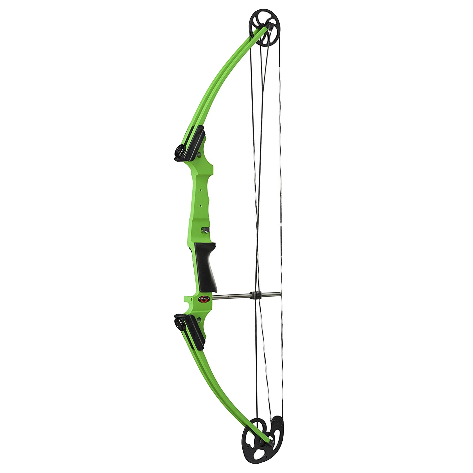 Genesis Original Archery Compound Bow & Arrow Set, Draw Hand-Left, Green, 2 Pack