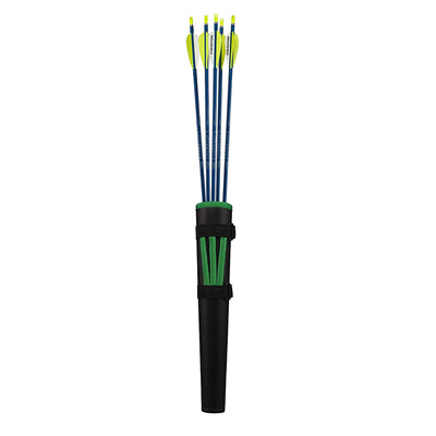 Genesis Original Archery Compound Bow & Arrow Set, Draw Hand-Left, Green, 5 Pack