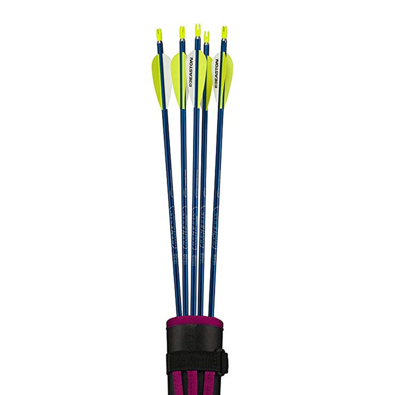 Genesis Archery Original Left Handed Compound Bow Archery Kit, Purple (4 Pack)