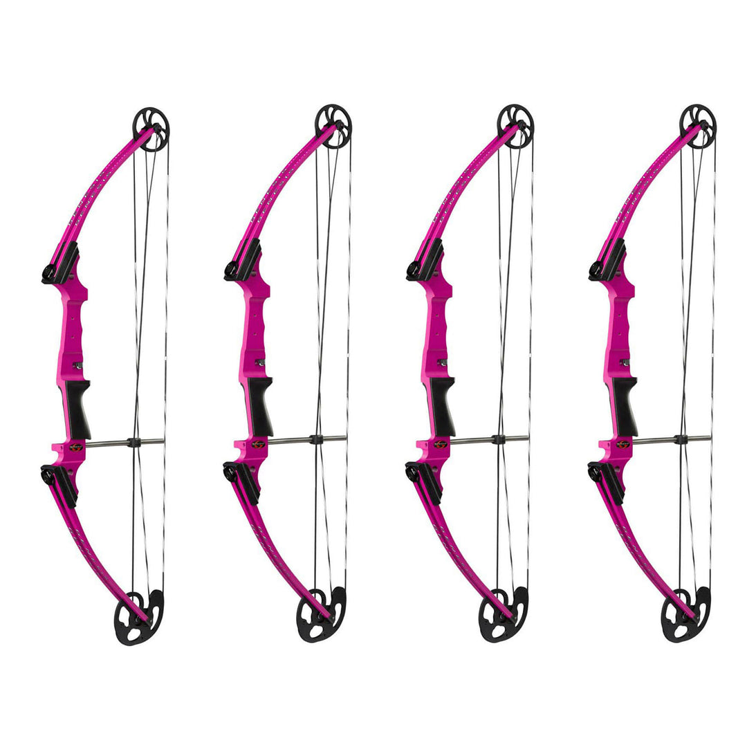 Genesis Archery Compound Bow Adjustable Sizing for Right Handed, Purple (4 Pack)