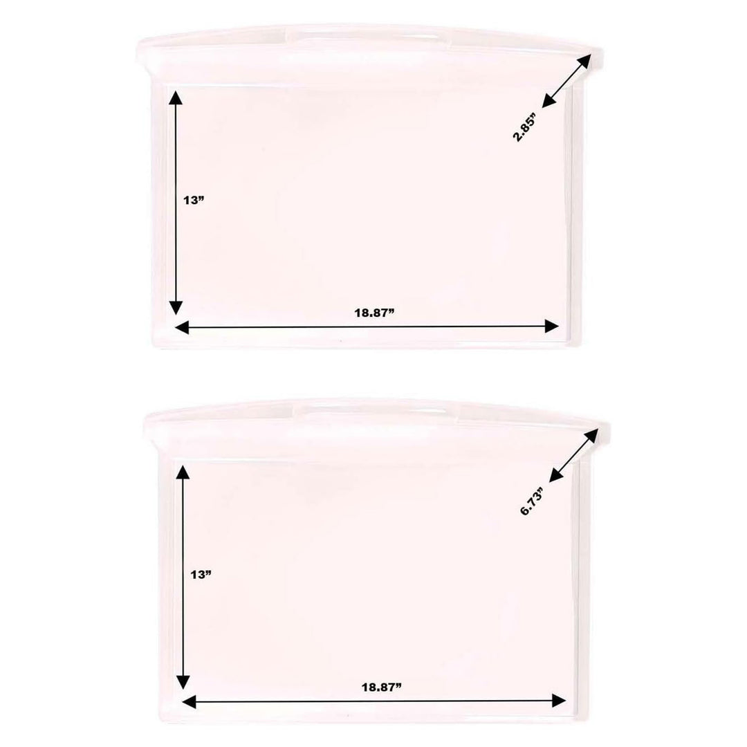 Homz Plastic 5 Drawer Storage Container Tower with Clear Drawers/Black Frame