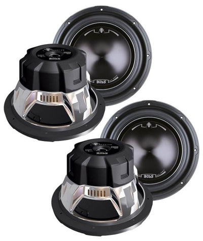 4) BOSS AUDIO P12DVC 12" 8000W Car Power Subwoofers Subs Woofers DVC 4 Ohm