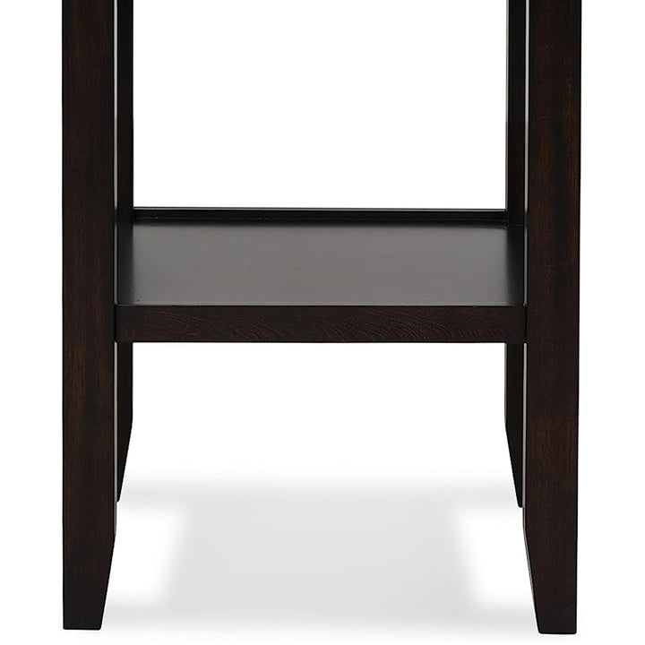 New Classic Furniture Celeste 42" Faux Marble Round Table, & 4 Chair Set, Black - VMInnovations