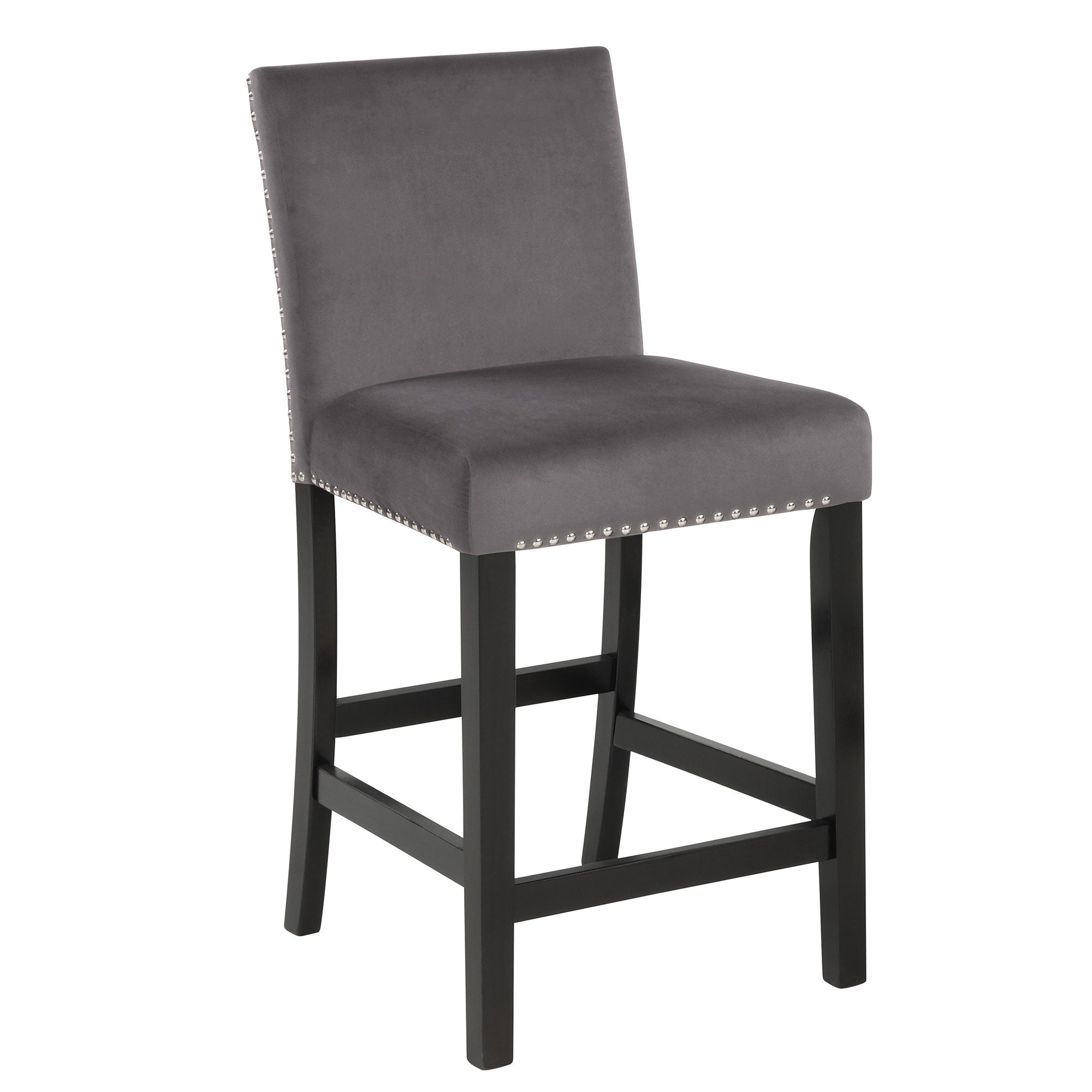 New Classic Furniture Celeste 42" Faux Marble Round Table, & 4 Chair Set, Gray - VMInnovations