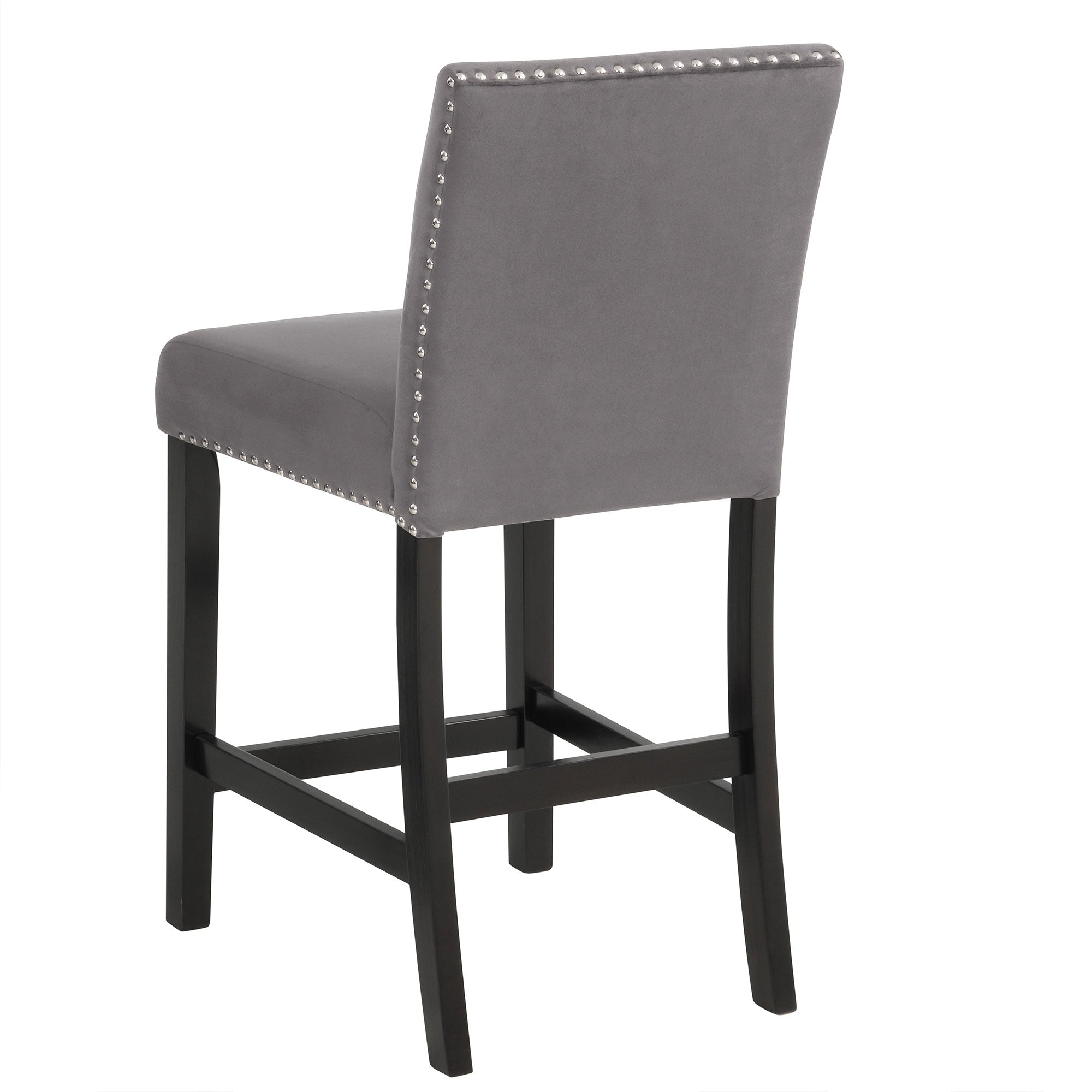 New Classic Furniture Celeste 42" Faux Marble Round Table, & 4 Chair Set, Gray - VMInnovations