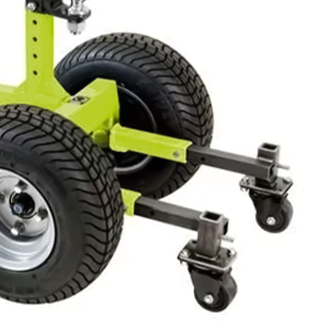 Tow Tuff 7500 Pound Capacity Electric Trailer Dolly with Pnuematic Tires, Green