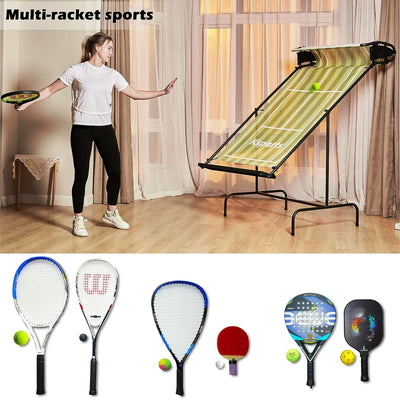 Ksports Racket Sports Tennis Rebounder Net with Carry Bag, Green (Open Box)