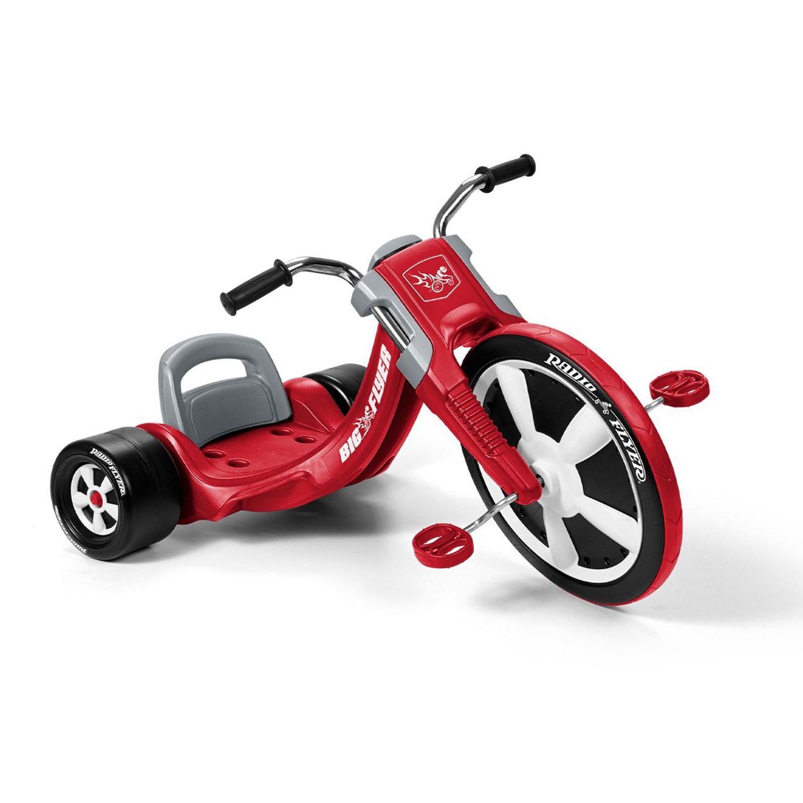 Radio Flyer Deluxe Big Flyer Big Front Wheel Chopper Style Trike for Ages 3 to 7 - VMInnovations