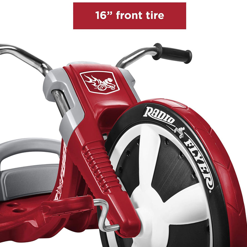 Radio Flyer Big Flyer Big Front Wheel Chopper Style Trike for Ages 3-7(Open Box)