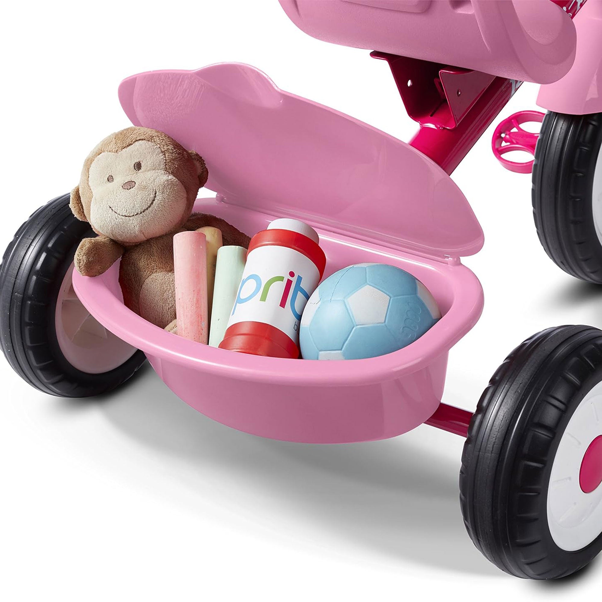 Radio Flyer 4 in 1 Stroll N Trike Infant Adjustable Stroller Tricycle,Pink(Used) - VMInnovations