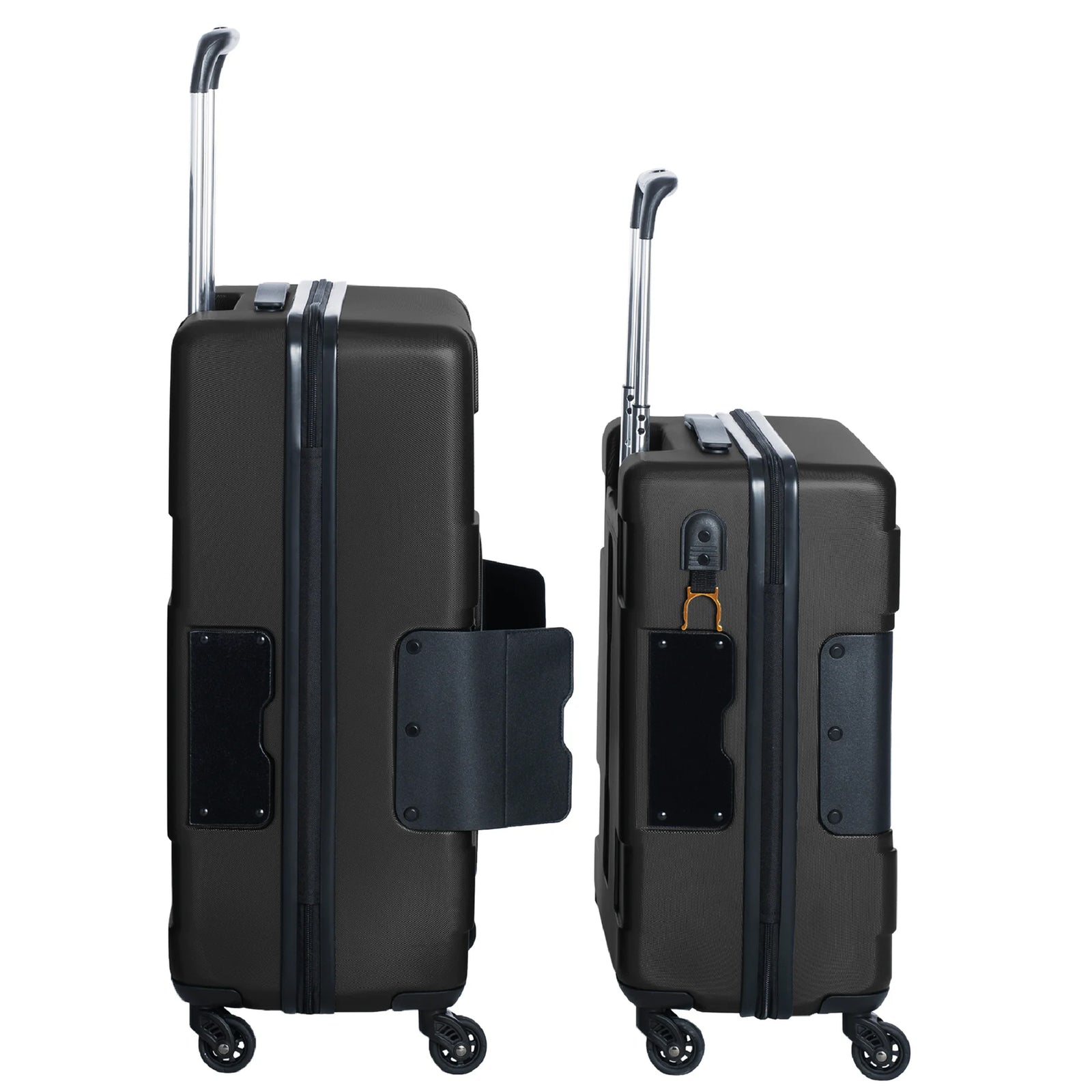 TACH V3 Connectable 2pc Hard Shell Suitcase Set w/Spinners, Black(Open Box) - VMInnovations