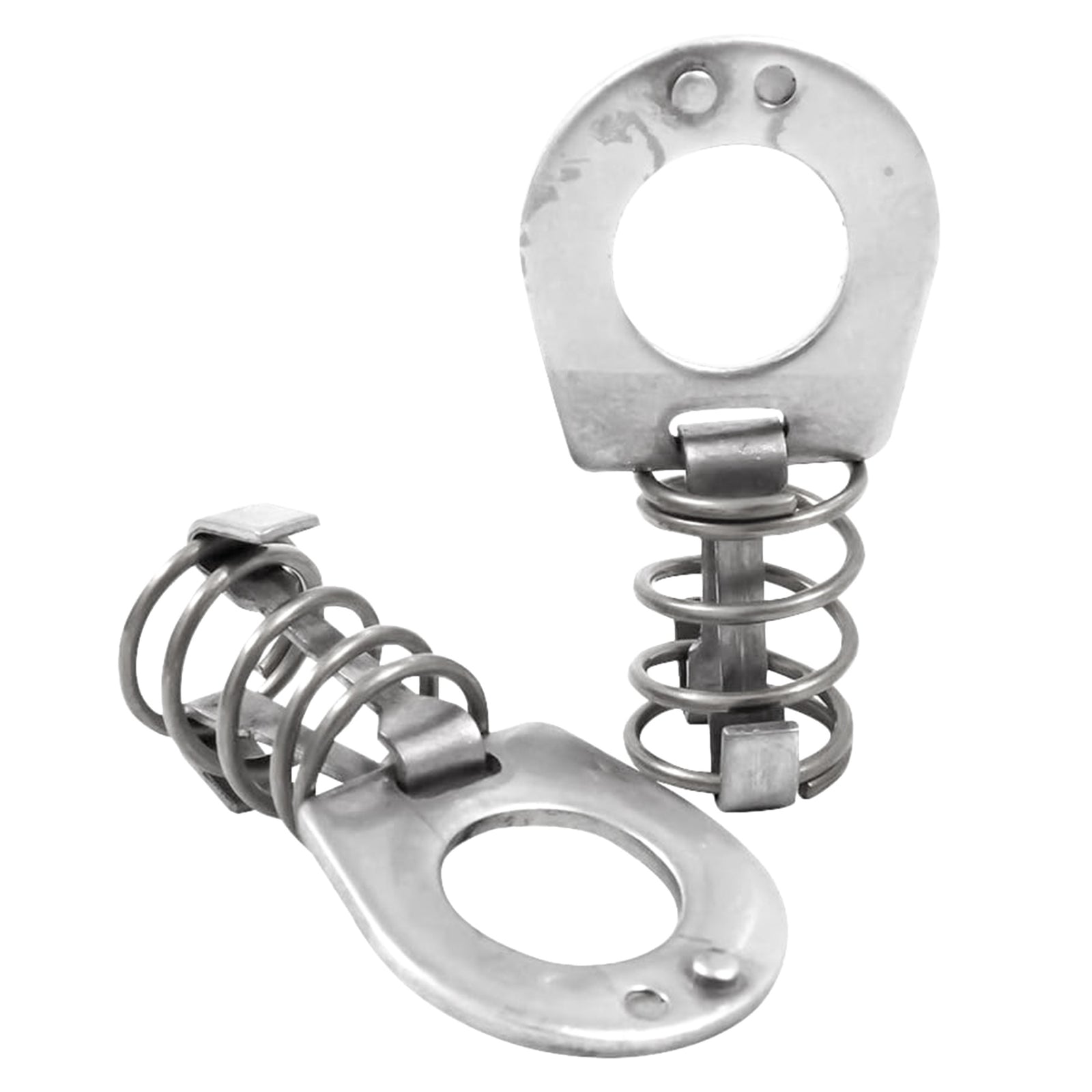 Camco Stainless Steel Bilingual Cam Lock for Water Heater Door Latch, Silver - VMInnovations