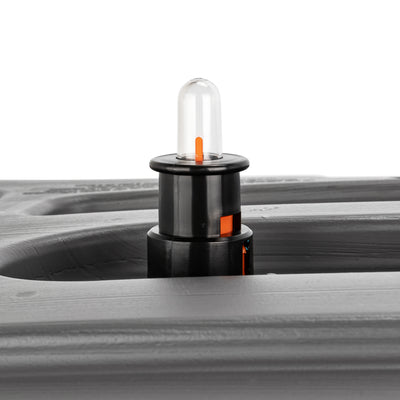 Camco Rhino Easy to Install 1.5 Inch Diameter RV Tote Tank Gauge, Black/Orange - VMInnovations