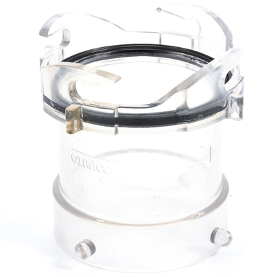 Camco 3.5" Non-Restrictive RV Sewer Hose Outlet Extender, Clear Plastic Adapter - VMInnovations