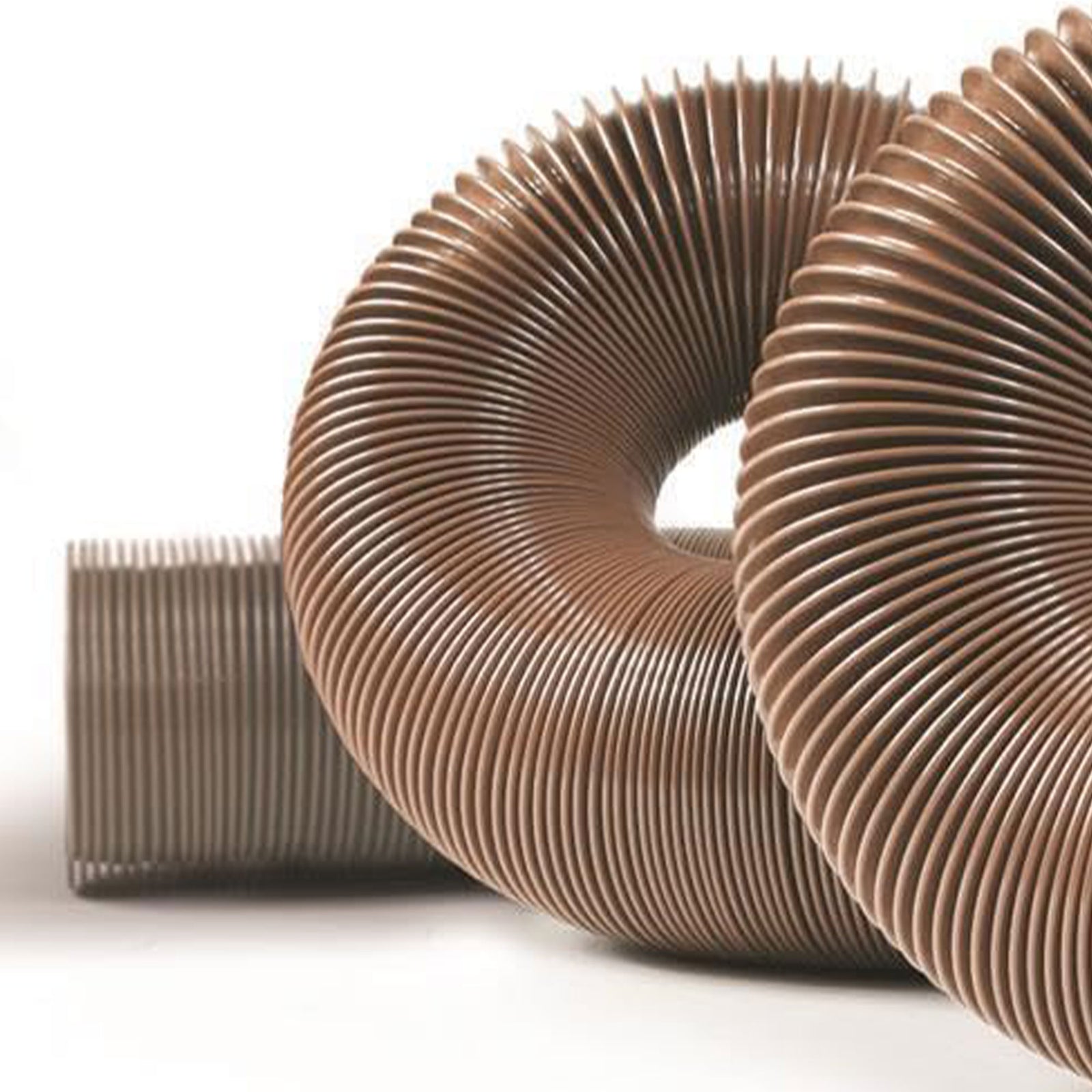 Camco 15 Foot Heavy Duty HTS Vinyl RV Sewer Hose with Steel Wire Core, Brown - VMInnovations