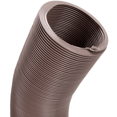 Camco 15 Foot Heavy Duty HTS Vinyl RV Sewer Hose with Steel Wire Core, Brown - VMInnovations