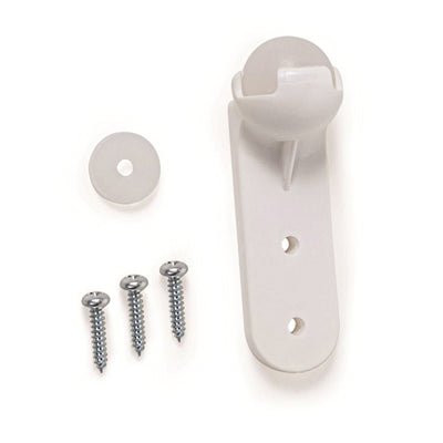 Camco Door Roller Ball w/Screen Door Slider & Mounting Hardware, White(Open Box)