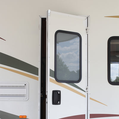 Camco Awning Door Roller Ball with Screen Door Slider & Mounting Hardware, White - VMInnovations
