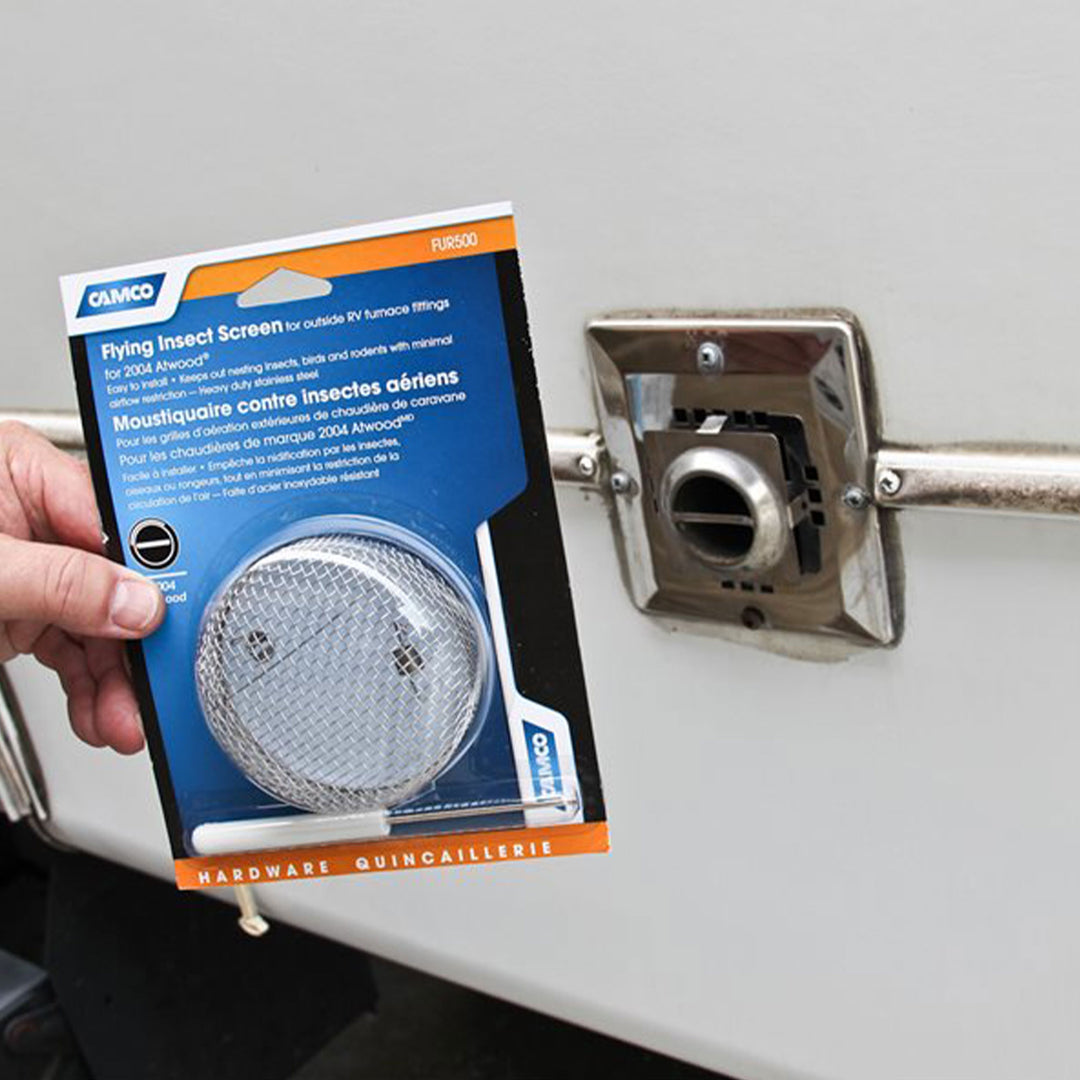 Camco Flying Insect Screen for RVs, Fits Atwood Hydroflame Furnaces (Open Box) - VMInnovations