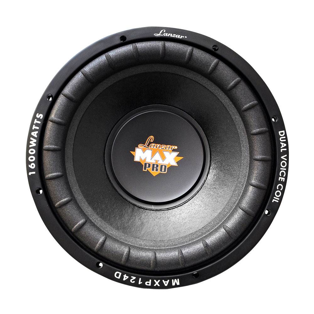 Lanzar MAXP124D 12" 6400W Car Subwoofers/Subs Power Woofers DVC 4 Ohm, 4 Pack - VMInnovations